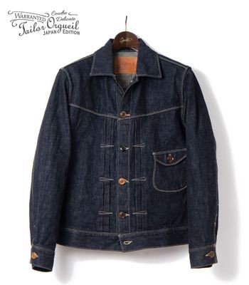 オルゲイユ 13oz.セルビッジデニム デニムジャケット ORGUEIL Denim