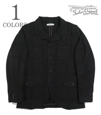 ORGUEIL オルゲイユ ブラックチェック|サックジャケット『Black Check Jacket』【アメカジ・ワーク】OR-4276