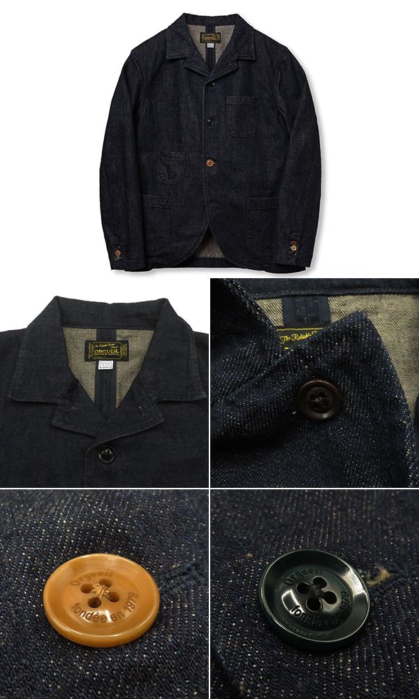 ORGUEIL オルゲイユ 13oz.セルビッジデニム|サックジャケット『Denim Sack Jacket』【アメカジ・ワーク】OR-4307_3