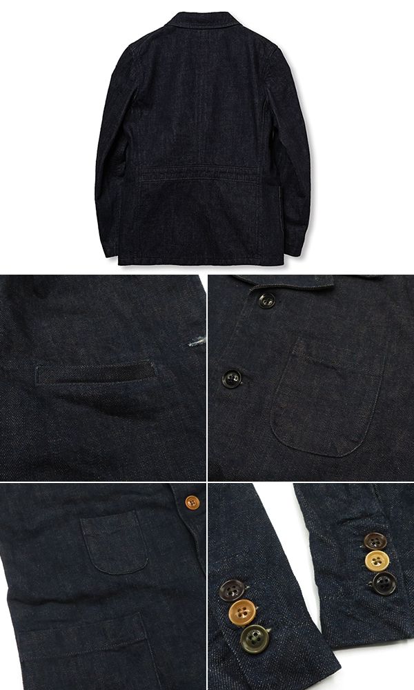 ORGUEIL オルゲイユ 13oz.セルビッジデニム|サックジャケット『Denim Sack Jacket』【アメカジ・ワーク】OR-4307_4