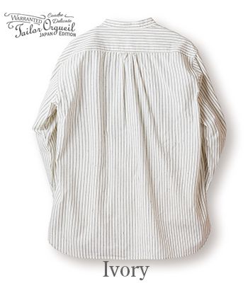 ORGUEIL オルゲイユ 長袖|ストライプ|バンドカラー|グランダット|グランパシャツ『Grandad Collar Shirt』【アメカジ・ワーク】OR-5098_2