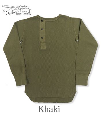 ORGUEIL オルゲイユ 長袖|竹目サーマル|ヘンリーネック|Tシャツ『Thermal Henry Neck T-Shirt』【アメカジ・ワーク】OR-9101_3