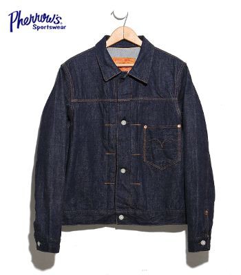 フェローズ デニムジャケット PHERROWS 13.5oz. DENIM JACKET 1st TYPE 510SW