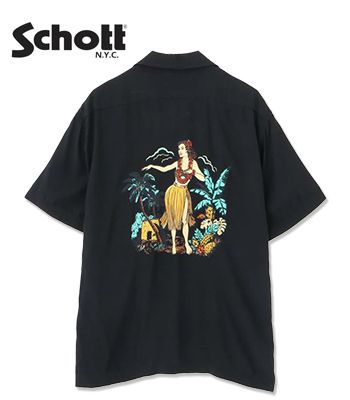 Schott ショット Pineapple Juice 半袖|レーヨン|アロハシャツ『RAYON SHIRT BEACH』【アメカジ・アロハ】782-5123017_2
