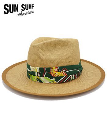 サンサーフ✖️ミスターファットマン　ハット　M がま草 SUN SURF×Mr FATMAN サンサーフ ミスターファットマン トキヤ草|パナマ
