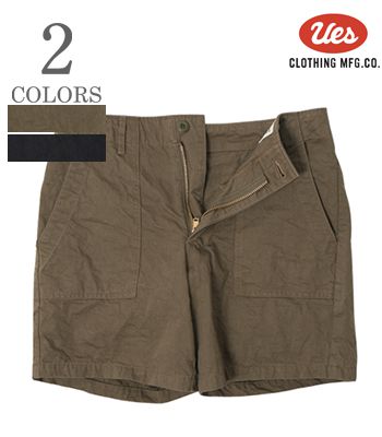 ウエス 先染めツイル ファティーグショー UES FATIGUE SHORT PANTS 452201