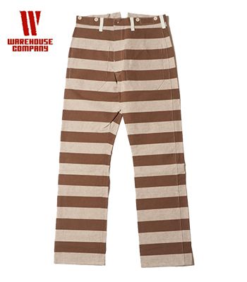 WAREHOUSE ウエアハウス 硫化先染セルヴィッチダックストライプ