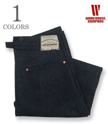 WAREHOUSE ウエアハウス No.3 デニム|ウエストオーバーオールズ『Lot 1910-1915 No3 WAIST OVERALLS』【アメカジ・ワーク】1333