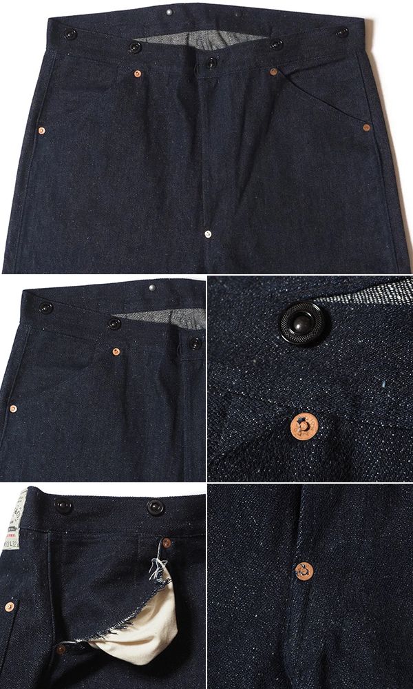 WAREHOUSE ウエアハウス No.3 デニム|ウエストオーバーオールズ『Lot 1910-1915 No3 WAIST OVERALLS』【アメカジ・ワーク】1333_4