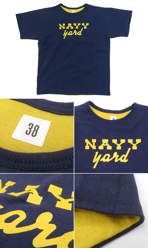 WAREHOUSE x ORGAN ウエアハウス 別注|リバーシブル|プリントTEE『U.S.  