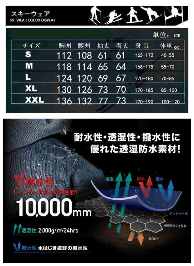 スノーボードウェア メンズ レディース スキーウェア ジャケット 防寒 アウトドア防水 スノボウェア スノーボード ウェア スノボ スノボの通販はau Pay マーケット Azaargo