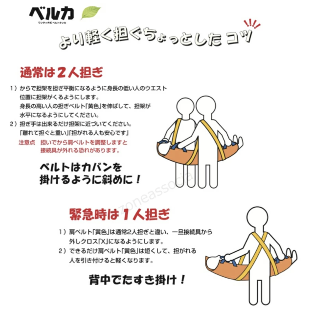 入浴用ベルカ担架 BELKA-HB90 座位保持が可能な方用 布担架・簡易担架・ワンタッチベルト式ストレッチャー 防水フィルム加工 移乗介助 福祉用具 介護用品 HB-90
