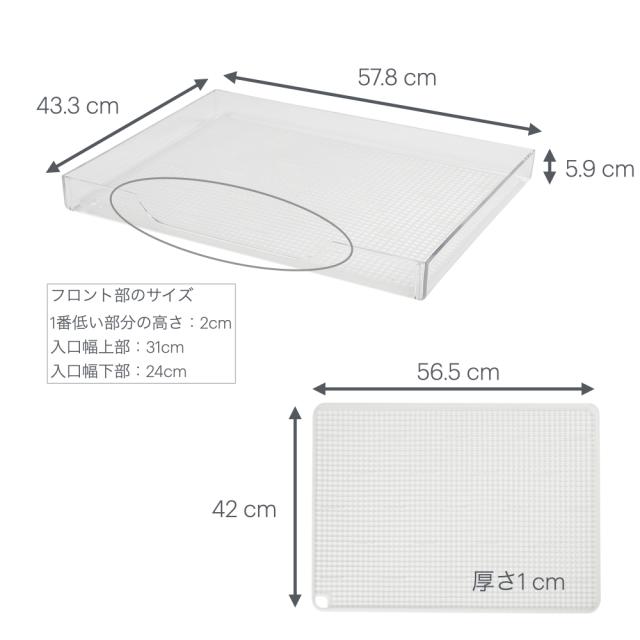 セット品] クリアレット・プレミアム 犬用トイレトレー＆シーツ押さえ