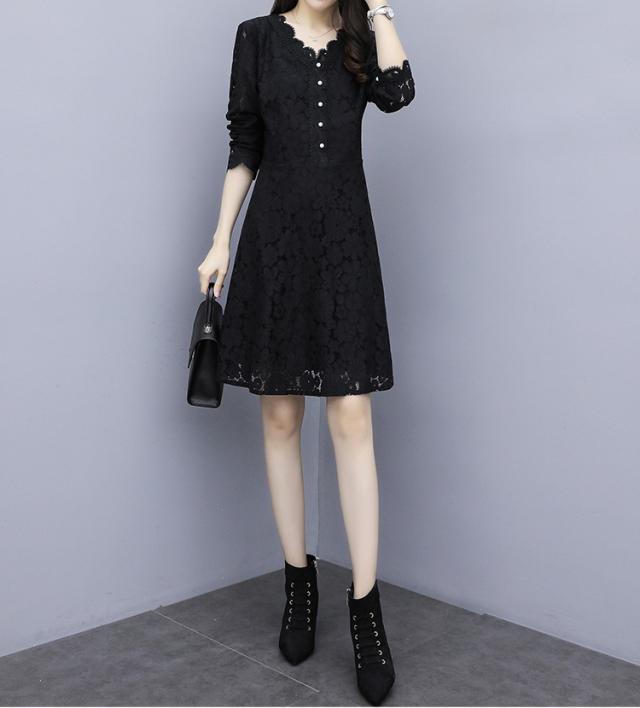 レディース ワンピース ミニ丈ワンピース ミニ丈 長袖ワンピース 長袖 レースワンピース レース 花柄ワンピース 花柄 Vネックワンピース の通販はau Pay マーケット Bringhappiness