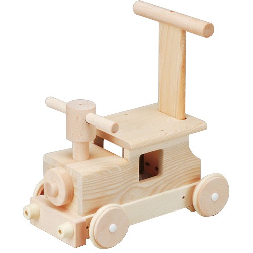 森の汽車ポッポ 乗用玩具 押し車 木製 足けり乗用 おもちゃの通販はau Pay マーケット Babyish