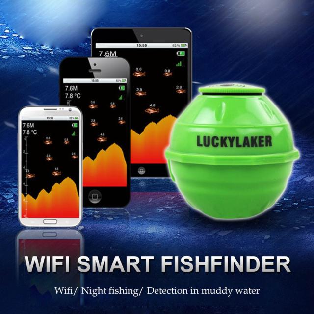 スマートソナー ワイヤレス Wi-Fi フィッシュファインダー 魚群探知 iOS Android対応の通販は