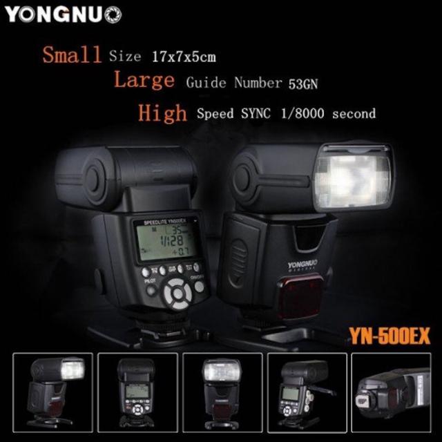 YONGNUO YN500EX TTLフラッシュ対応スピードライト (HSS最速1/8000) Canon用の通販は