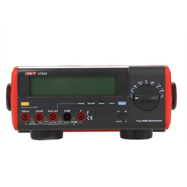 UNI-T UT803 True RMS オートレンジ ベンチ型デジタルマルチメーター DMM/HZ/温度テスター/コンデンサーの通販は