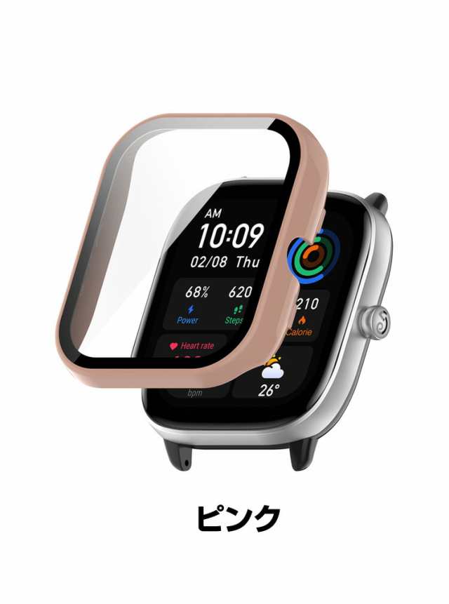 Amazfit GTS 4 Mini クリアケース シンプルで プラスチック製 PC&強化