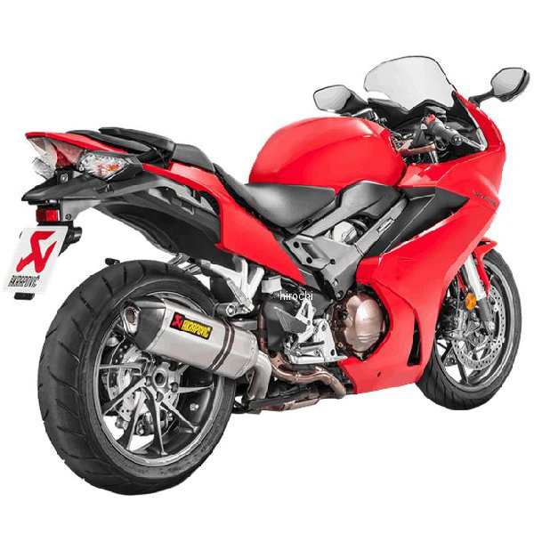 アクラポビッチ AKRAPOVIC スリップオンマフラー E4仕様 ヘックス 17年以降 VFR800F、VFR800Xクロスランナー チタン WO店