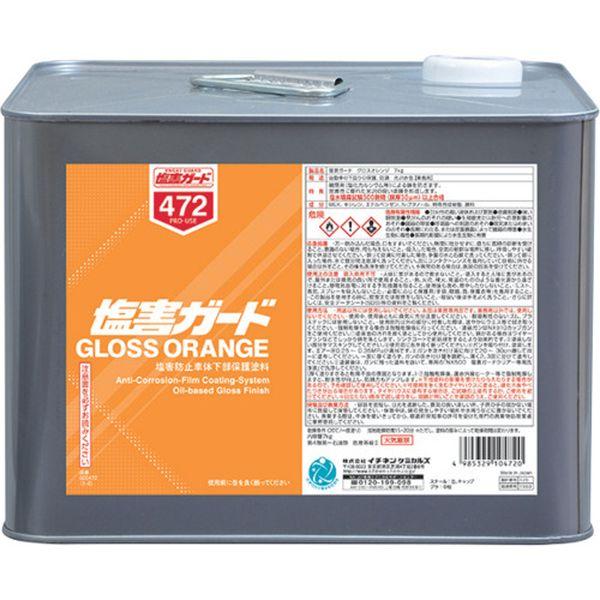 塩害 ガード オレンジ　新品 公式】パーマンショップ-塩害ガード 油性 オレンジ 15kg: 整備