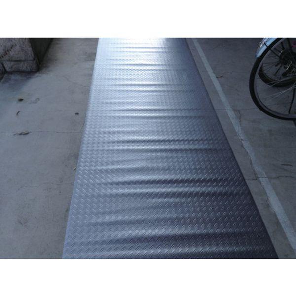 日大工業(株) ワニ印 塩ビ養生マット ヤバネ シルバー 1.4mm厚×920mm×20m巻 003026-TN WO店