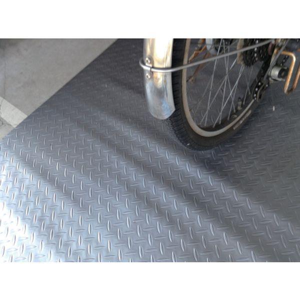 日大工業(株) ワニ印 塩ビ養生マット ヤバネ シルバー 1.4mm厚×920mm×20m巻 003026-TN WO店