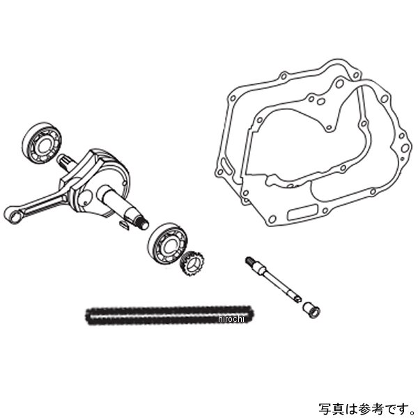 SP武川 ストロークアップクランクシャフトキット 50mm モンキーFI WO店
