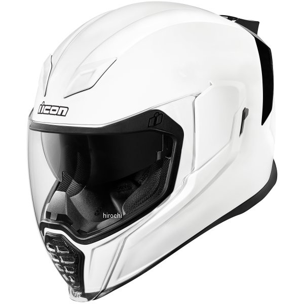 アイコン ICON フルフェイスヘルメット AIRFLITE Gloss 白 Lサイズ(59cm-60cm) WO店 限定特典 