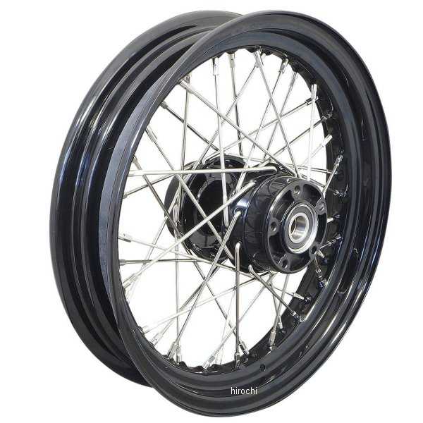 ネオファクトリー フロントホイール 16×3.00インチ 08年 ツアラー 黒