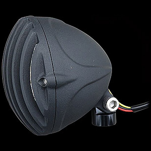 ネオファクトリー 4-1/2インチ バードケージ LED ヘッドライト ブラック 015731 WO店