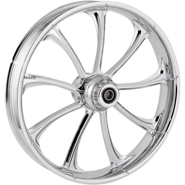 RCコンポーネンツ フロントホイール 21X3.5 リボルト 14年-21年 ハーレー ABS無し/デュアル クローム WO店
