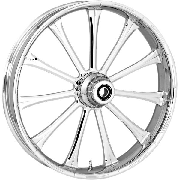 RCコンポーネンツ フロントホイール 21X3.5 エグザイル 08年-13年 ハーレー ABS無し/デュアル クローム WO店