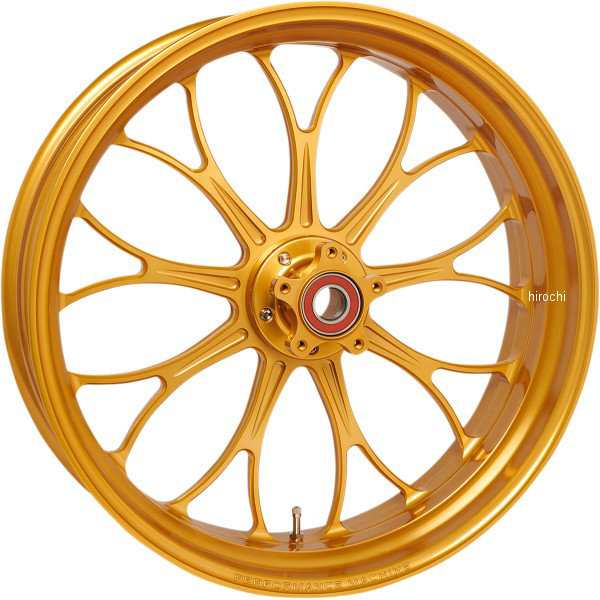 パフォーマンスマシン フロントホイール 21X3.5 レボリューション 08年-21年 ハーレー ABS有り/デュアル ゴールド WO店の通販は