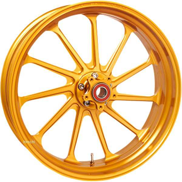 パフォーマンスマシン フロント ホイール Assault 09年-19年 ツーリング ABS付き 18x5.5 ゴールド WO店の通販は