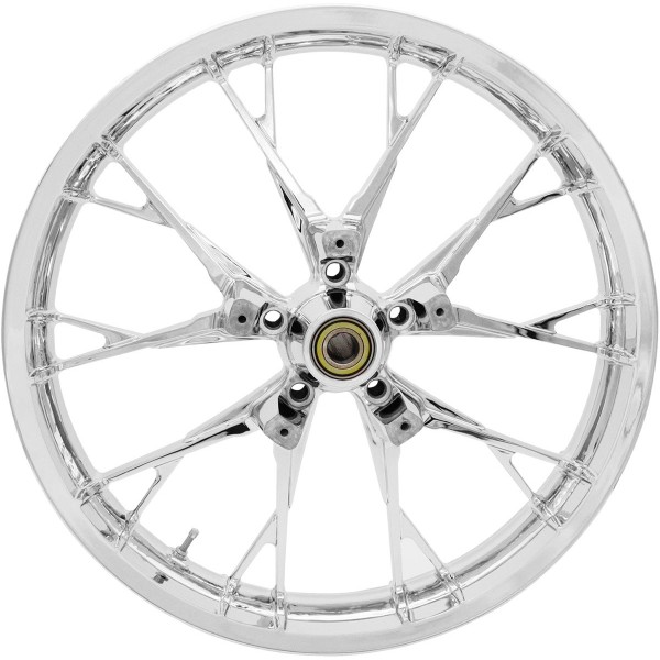 COASTAL MOTO マーリンプレシジョン キャスト 3Dホイール フロント 21×3.5 14年-22年 ハーレー FLHXS ABS有り クローム 0201-2386 WO店