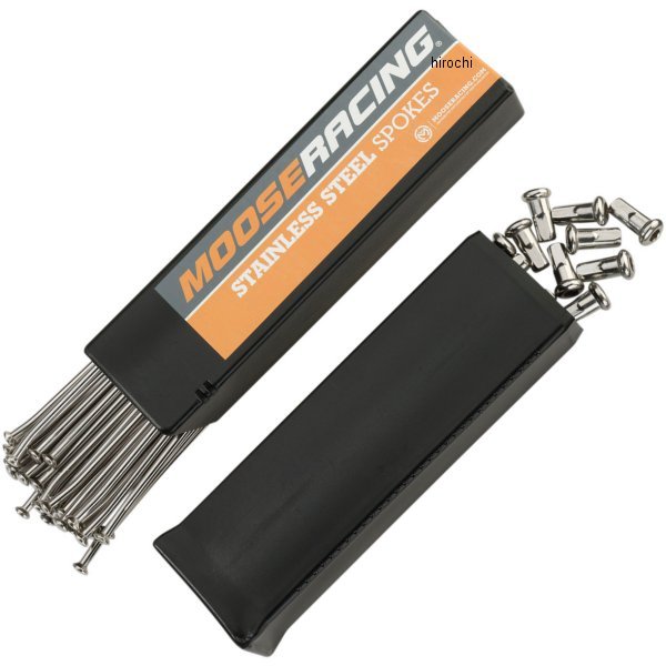 ムースレーシング MOOSE RACING スポークセット 19インチ 03年以降 RM-Z、KX ステンレス WO店