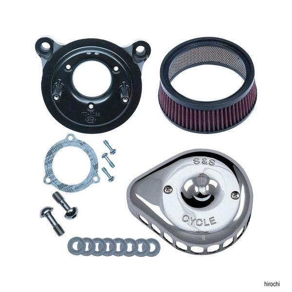 S&amp;Sサイクル S&amp;S Cycle ステルスエアクリーナーキット ミニティアドロップ 08年- TBW クローム 170-0437 WO店