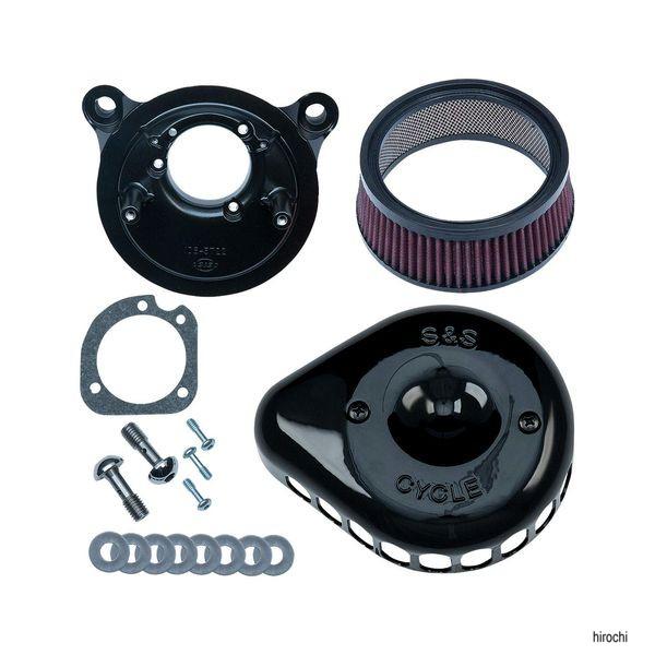 S&amp;Sサイクル S&amp;S Cycle ステルスエアクリーナーキット ミニティアドロップ 91年-XL ブラック 170-0440C WO店