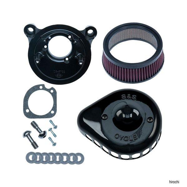 S&amp;Sサイクル S&amp;S Cycle ステルスエアクリーナーキット ミニティアドロップ 99-17TC ブラック 170-0442 WO店