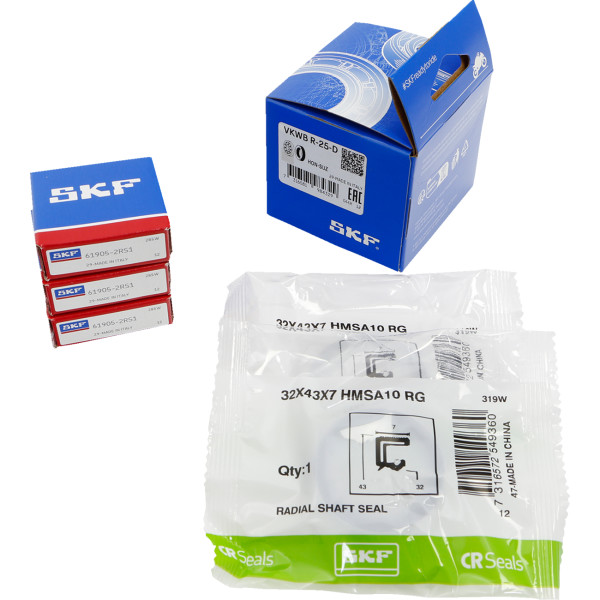 Skf REAR WHEEL SEALS AND ベアリングS KIT 0222-0716 WO店