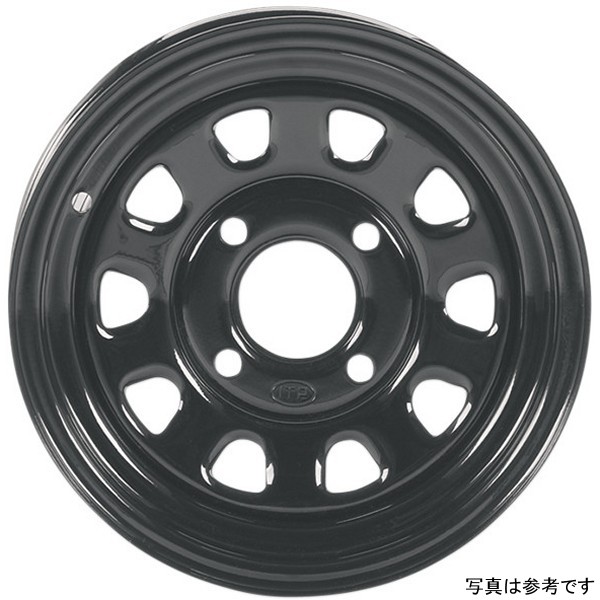 ITP WHEEL DLTA 14X7 4/137 BLK WO店 バイクパーツ