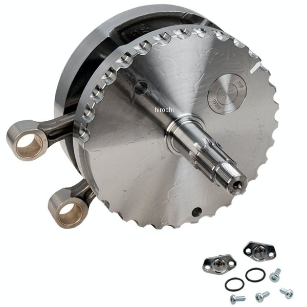 S&amp;S エスアンドエス S&amp;S 4-1/8インチストロークフライホイールAssy レース無 99年-06年 ビッグツイン 024283-NF WO店