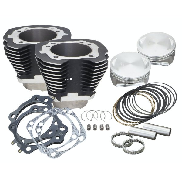 S&S エスアンドエス S&S 4.425インチ シリンダー&ピストンキットWBK T143 黒 024930-NF WO店の通販は 325,100円