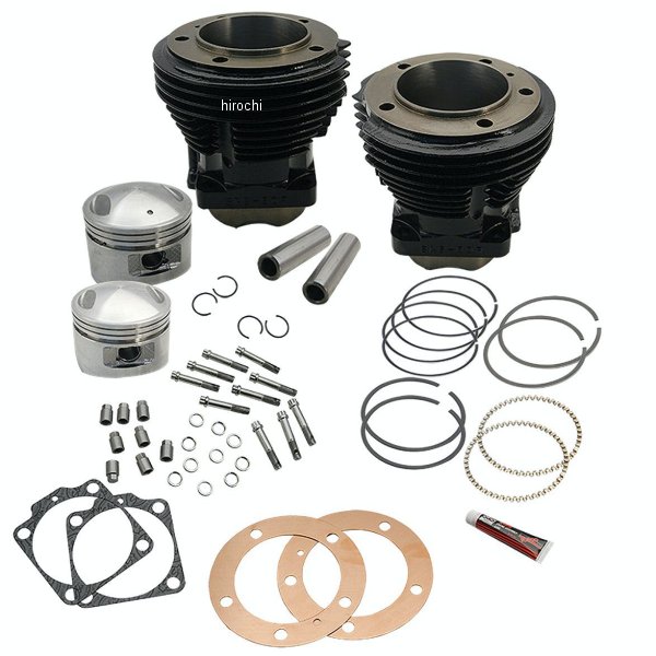 S&amp;S エスアンドエス S&amp;S 3-5/8インチ シリンダー&amp;ピストンキット103インチ 66年-84年 ビッグツイン 024975-NF WO店