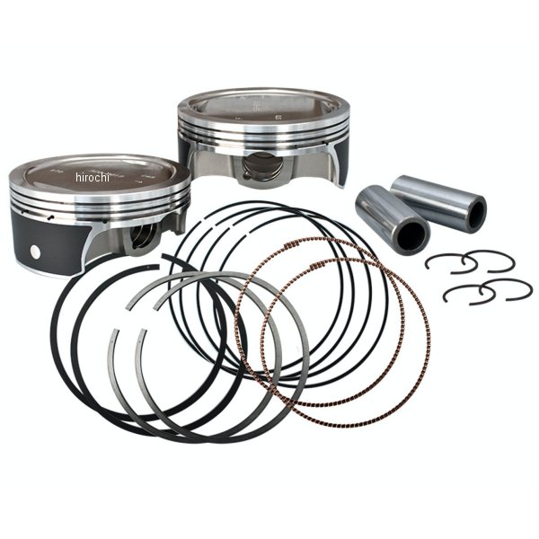 S&S エスアンドエス S&S 4-1/8インチ 鍛造ピストンキット +.030インチ シルバー 024981-NF WO店の通販は