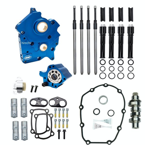 S&amp;S エスアンドエス 475C チェーンカムチェストキット ブラックチューブ 17年以降 水冷 ミルウォーキーエイト 025576-NF WO店