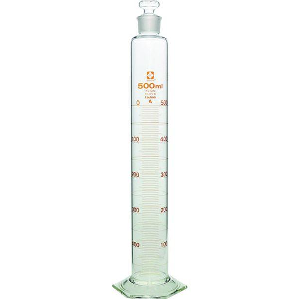 026580500  柴田科学(株) SIBATA 有栓メスシリンダー カスタムA 500mL 026580500-TN WO店