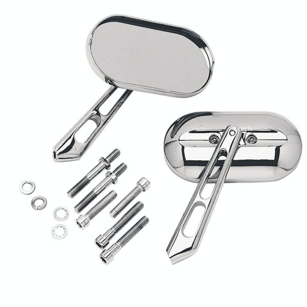 クリアキン Kuryakyn マグナムプラス ミラーセット ラージヘッド フラットガラス 汎用 クローム 027170-NF WO店の通販は 23,500円