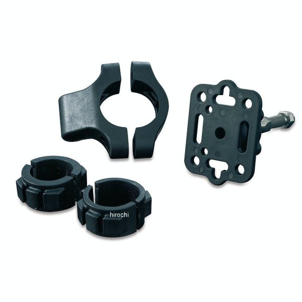 クリアキン Kuryakyn TECH-CONNECT ハンドルバー アクセサリーマウント 黒 027191-NF WO店
